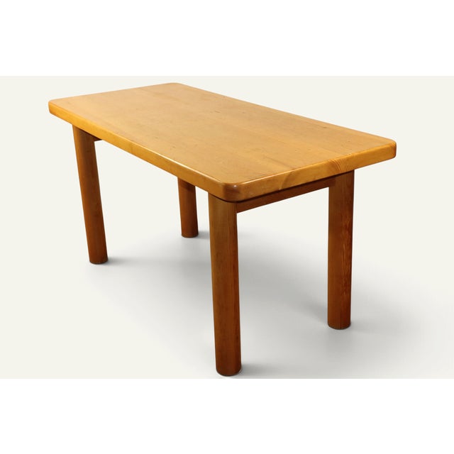 Mid-Century Modern Modernist Pine Table by René Martin, 1960s For Sale - Image 3 of 18