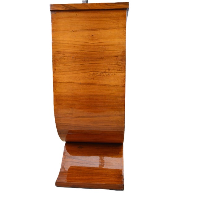Art Deco Walnut Open Bookcases, 1930s, Set of 2 For Sale - Image 12 of 18