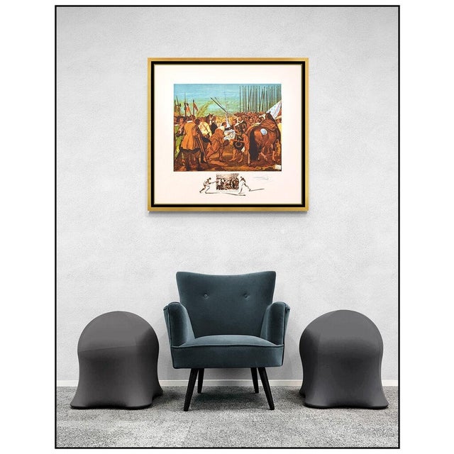 Message us to inquire about custom framing options! (Included for free with every purchase) The artwork here, "Velasquez...