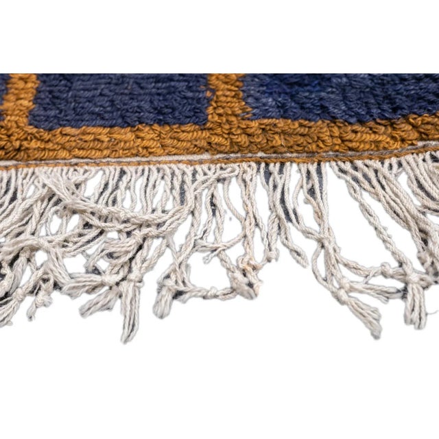 Textile Vintage Swedish Rug 4'1'' x 4'10'' For Sale - Image 7 of 9