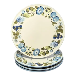 Blue Orchard Iroquois Plates- Set of Four