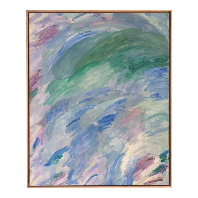 "Juno," Abstract Painting in Frame - 30" X 40" For Sale