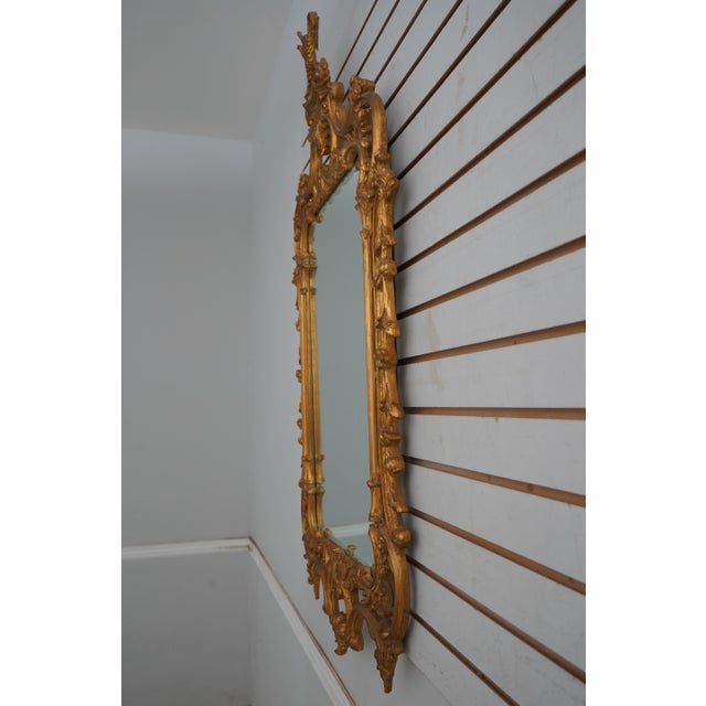 Age: Approx: 30 Years Old Details: Beveled Glass Fine Carved Details High Quality Construction Floral Motif Along Sides...