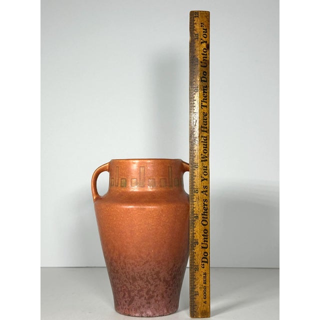 Roseville Windsor Vase 546-6: Art Deco Pottery, c. 1930s For Sale - Image 9 of 10