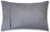 Textile Luxury Gray Cowhide Leather Throw Pillow 16x24 | Handmade Hexagon Patchwork Designer Lumbar Cushion For Sale - Image 7 of 8