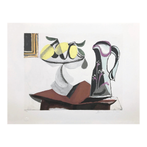 "Nature Morte Au Citron Et a La Cruche" 1980s Pablo Picasso Estate Lithograph