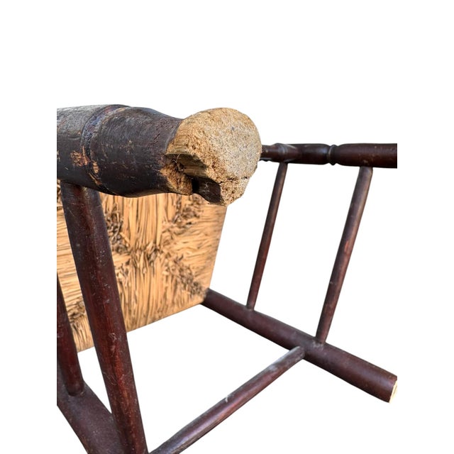 Brown 18th Century Queen Anne Country Chair For Sale - Image 8 of 15