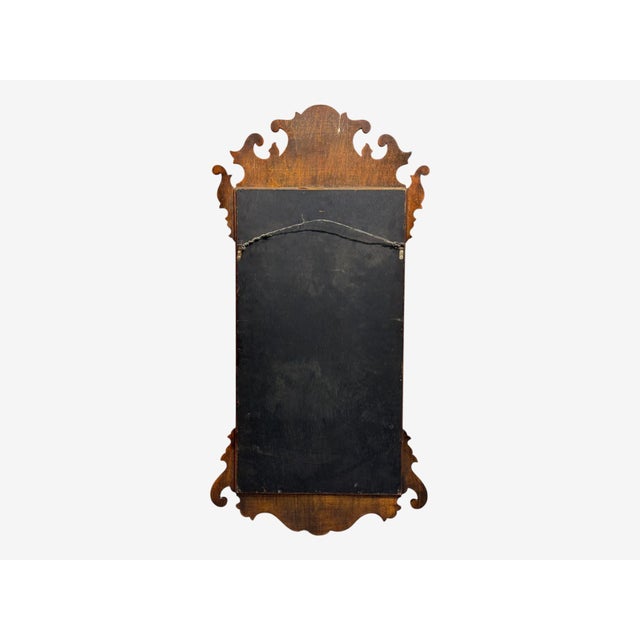 Chippendale, Wall Mirror, Mahogany, Beveled Glass, Uk, 20th C. For Sale In New York - Image 6 of 6