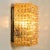 Metal Square Textured Glass Wall Light, Germany, 1960s For Sale - Image 7 of 12