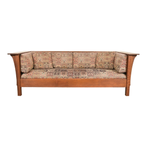 Stickley Mission Oak Arts and Crafts Settle Sofa