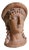 Italian Terracotta Bust Statue For Sale