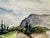 Rustic Henry Emil Salloch Original Watercolor on Paper Mountain Valley 1940 For Sale - Image 3 of 7