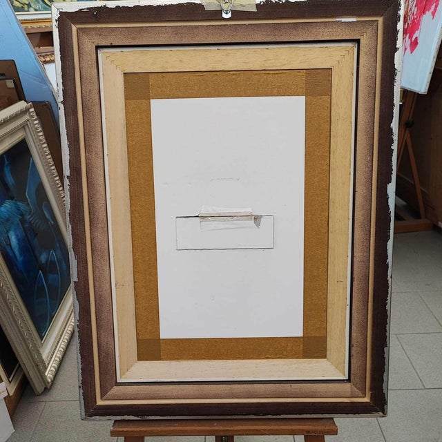 Proietti Norberto, Untitled, 1990s, Acrylic on Drawing, Framed For Sale - Image 6 of 12