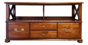 Ethan Allen British Classics File Credenza in Cinnabar