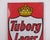 Tuborg Lager Enamel Sign with Royal Crown in Red and White For Sale - Image 5 of 8