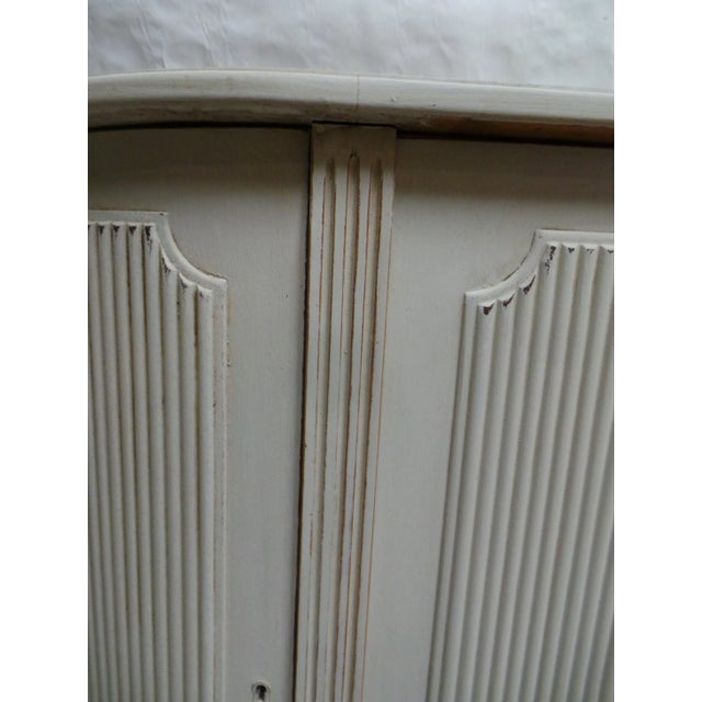 Antique White Sideboard Swedish Gustavian Style For Sale - Image 8 of 12