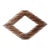 Matthew Izzo Home Diamond Wood Rolling Pin Wall Mirror For Sale