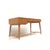 Brown Vintage Desk with Slender Legs from WK Möbel, 1970s For Sale - Image 8 of 11