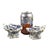 Japanese Jeweled Porcelain Chrysanthemum Inkwells, 1880, Set of 2 For Sale - Image 14 of 15