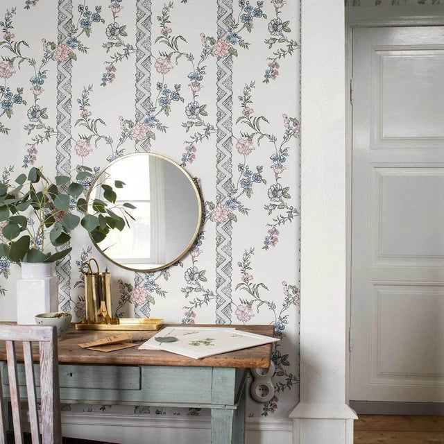 Gustavian (Swedish) Sample - Borastapeter Slottsteatern Wallpaper in Multi For Sale - Image 3 of 4