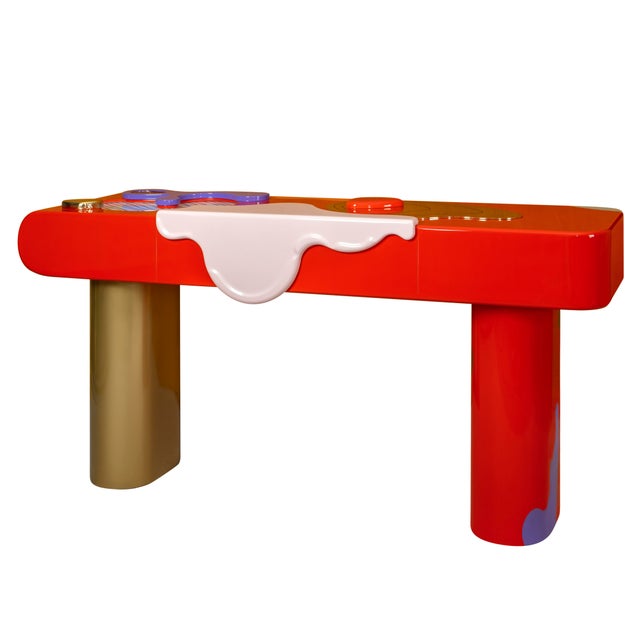 Not Yet Made - Made To Order La Vie Console Table by Malabar For Sale - Image 5 of 16