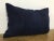 Navy Blue Hemp Cushion For Sale - Image 5 of 6