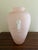 Glass Italian Pink Roman Style Scavo Glass Vase For Sale - Image 7 of 16