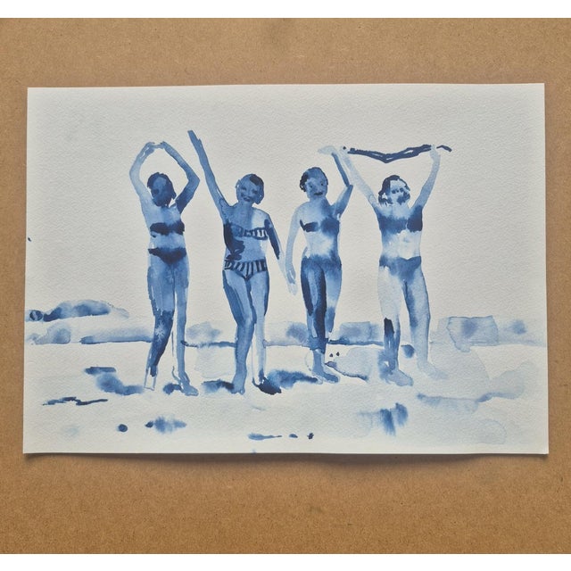 Hanna Ilczyszyn, Summer, 2022, Watercolor For Sale - Image 4 of 5