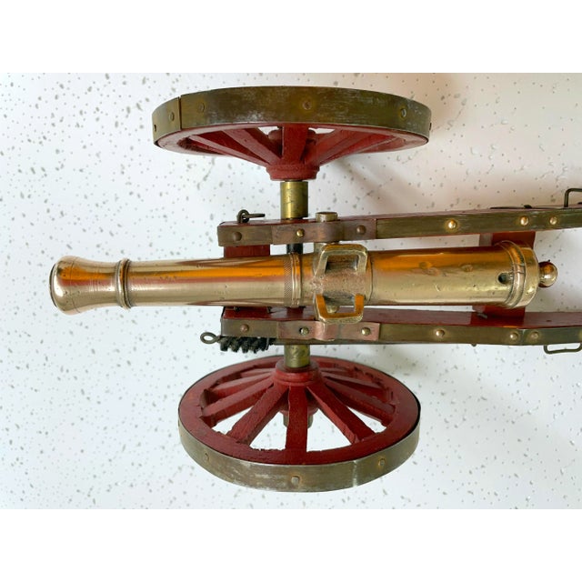 Vintage French Napoleonic Artillery Toy Model "Gribauval 12lbs" For Sale - Image 4 of 11