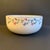 1980s Bernarda of Portugal White Mixing Bowl With Floral Motif For Sale - Image 4 of 8