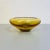 Italian Mid-Century Modern murano glass yellow bowl, 1970s Irregular shaped yellow bowl in Murano glass with internal...