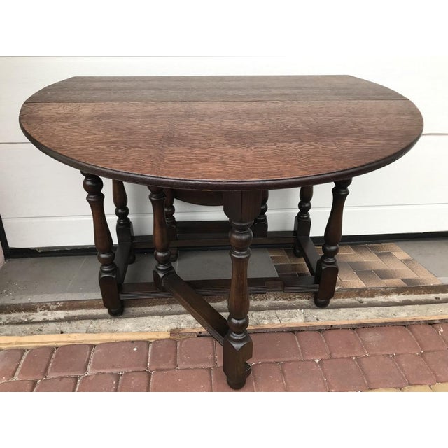 1960s Vintage Scandinavian Clapboard Table, 1950s For Sale - Image 5 of 18