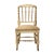 50 chairs, sold per piece. Napoleon-style solid wooden hand-crafted chairs. With turned bars in the back and turned legs....