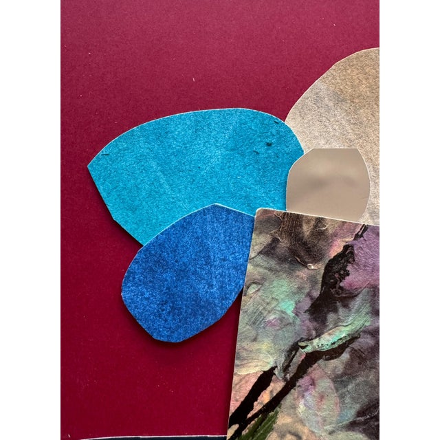 2020s "Pop Music 11" Original Mixed-Media Collage on Paper by Zac Woodiel For Sale - Image 5 of 9