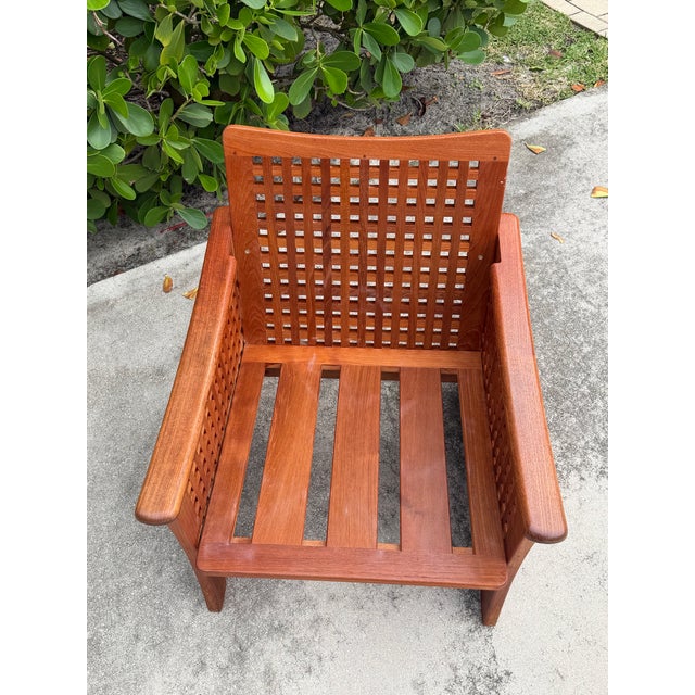Vintage Kircodan Modern Teak Lounge Chair For Sale - Image 9 of 12