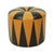 Vintage Round Pouf in Faux Leather, 1960s For Sale - Image 10 of 14
