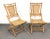 Mid-Century Italian Bamboo and Rattan Foldable Table and Four Chairs, 1960s, Set of 5 For Sale - Image 17 of 18