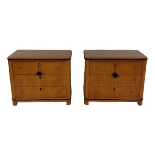 Vintage Biedermeier Bachelors Chests From National Mt. Airy, a Pair For Sale