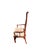 1970s Set of 10 MCM Vintage Rosewood Asian Chairs With Woven Backs For Sale - Image 5 of 7