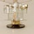 Metal Italian Murano Glass Table Lamp from Poliarte, 1960s For Sale - Image 7 of 13