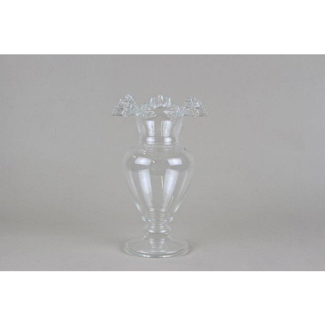20th Century Art Nouveau Frilly Glass Vase, Austria, 1910s For Sale - Image 8 of 18