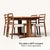 Brown 6 Original j.l. Møller Model 85 Danish Teak Ladderback Dining Chairs For Sale - Image 8 of 17