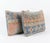Mid-Century Modern Turkish Wool Lumbar Rug Pillow Cover 16'' X 24'' - Set of Two For Sale - Image 3 of 4