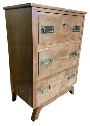 Chest of Drawers in Walnut, 1970s