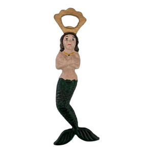 Vintage Cast Iron Mermaid Bottle Opener