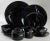 Ceramic 1980s Mikasa Galleria Opus Black Dinnerware Full Set - 50 Piece Set For Sale - Image 7 of 7