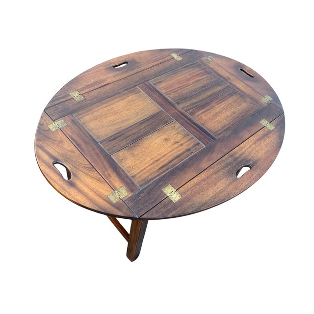 Victorian Mahogany Butlers Tray Table For Sale - Image 3 of 7
