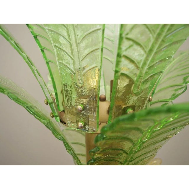 Italian Palma Lamp in Murano Glass, Italy, 1970s For Sale - Image 10 of 12