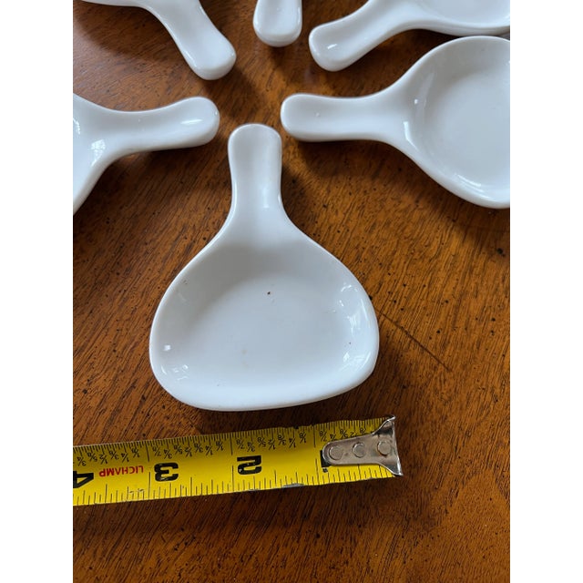 1970s Biomorphic Amuse Bouche Serving Spoons- Set of 6 For Sale - Image 4 of 7