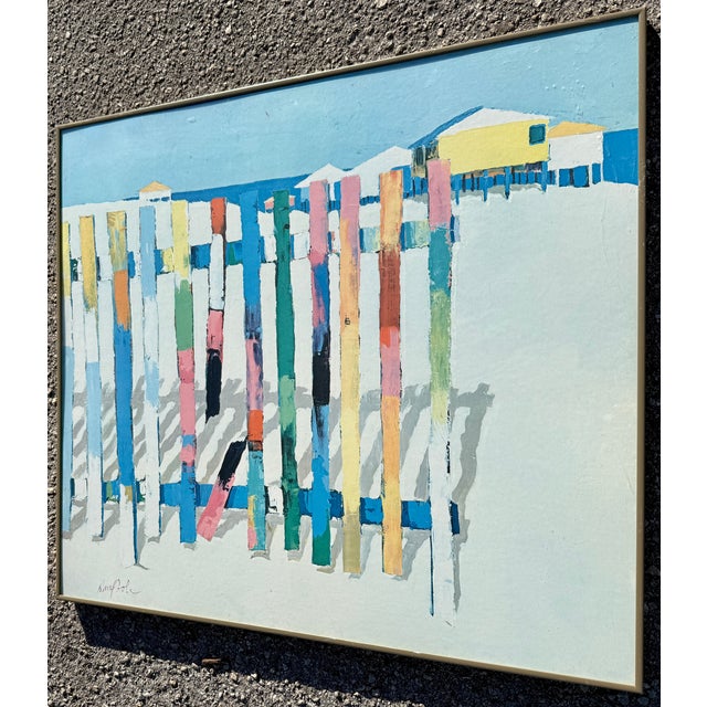 Mid-Century Modern "Rainbow Beach" by Dan Poole Offset Print For Sale - Image 3 of 9